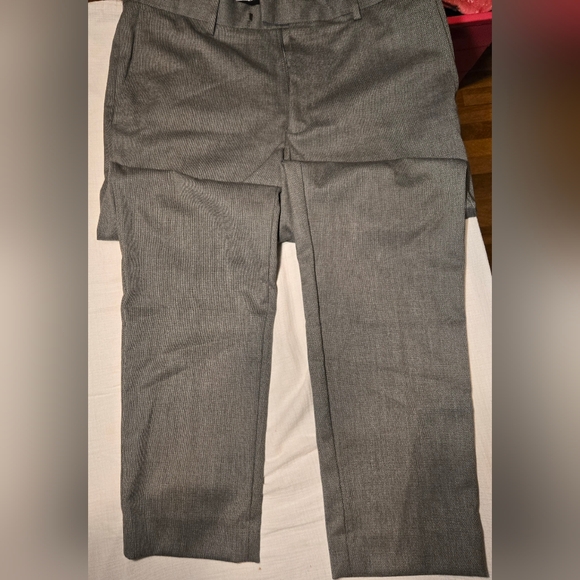 Banana Republic Pants Mens 33x30 Gray Slim Fit Dress Slacks Flat Front Work - Picture 5 of 8